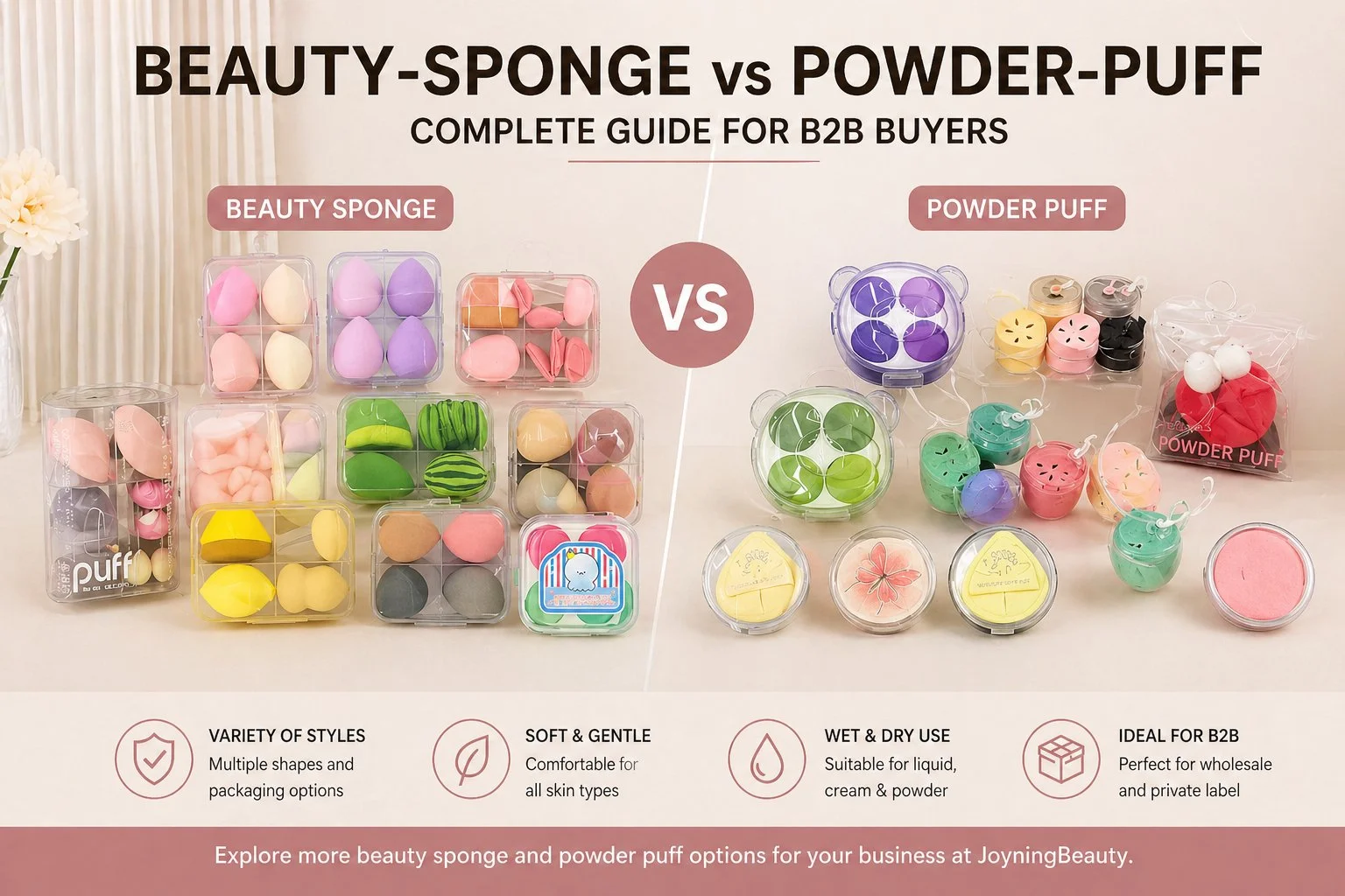 Beauty sponge vs powder puff sourcing and QC playbook for B2B buyers