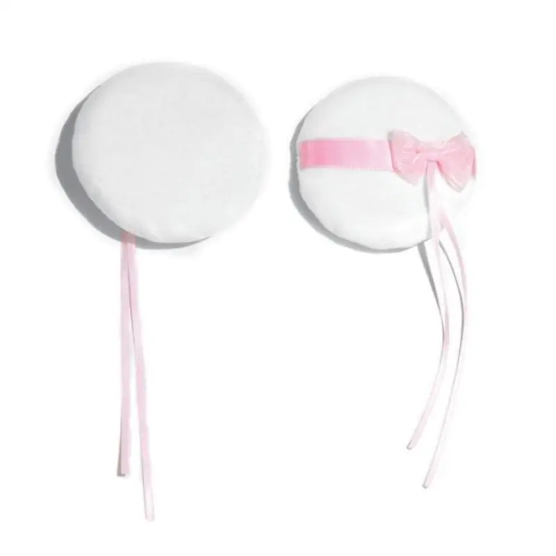Bowknot Round Ultra-Soft Powder Puff / 蝴蝶结圆形超柔粉扑