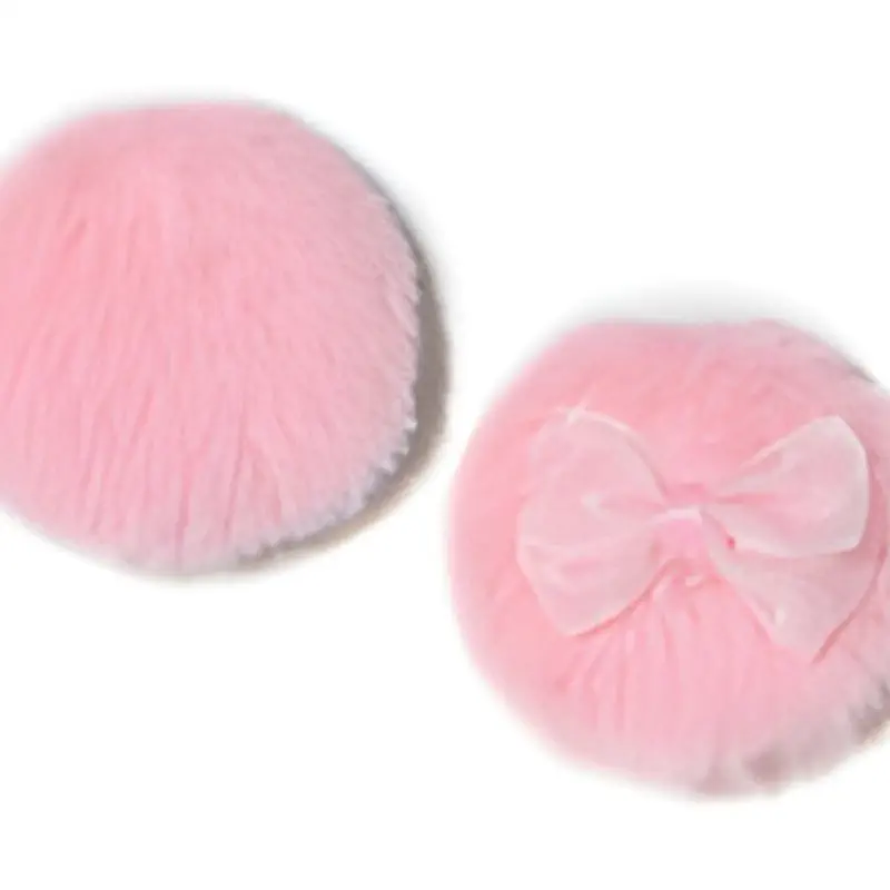Long Plush Bow Powder Puff 02 / 长毛绒蝴蝶结粉扑 02