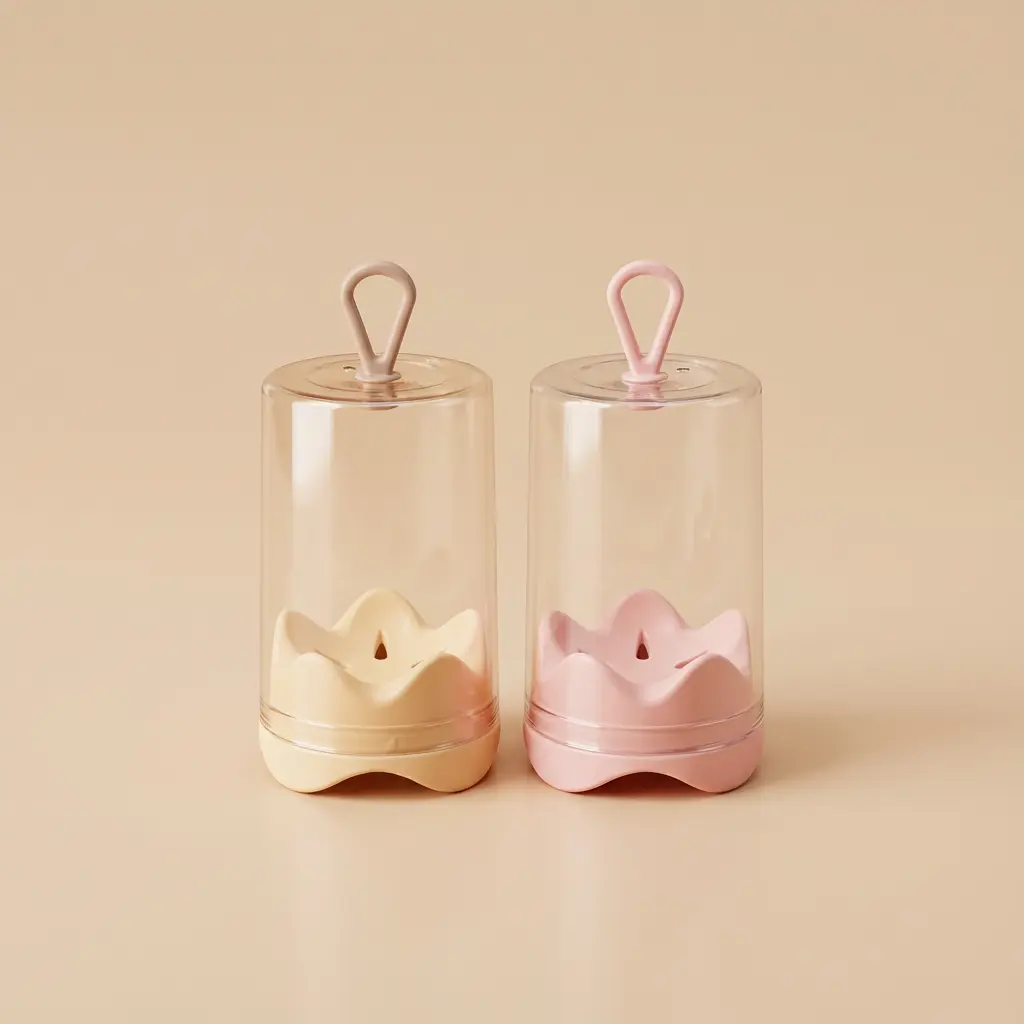 Petal Flower Round Makeup Sponge Case / 花瓣圆形美妆蛋收纳盒