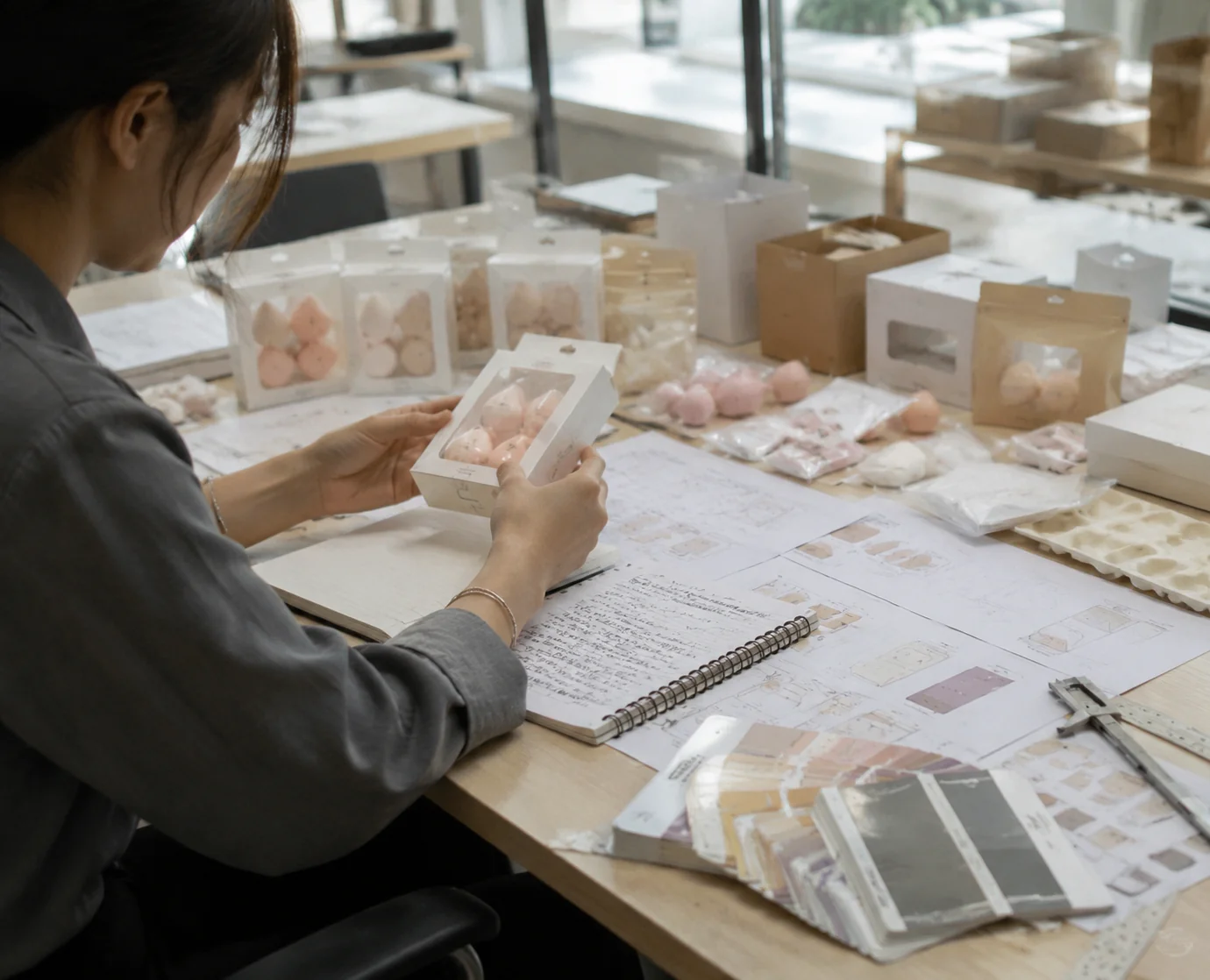 Pre-sampling packaging review for private-label makeup tools intended for the European Union